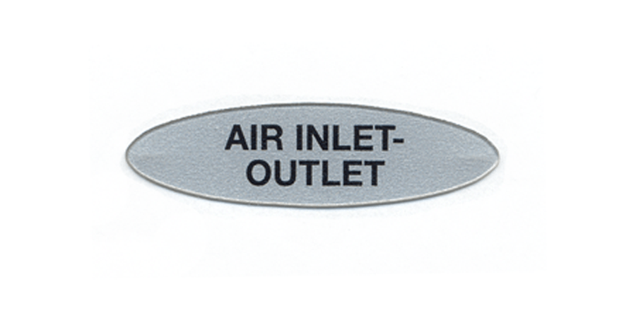 TAG-O,AIR INLET-OUTLET - pierce