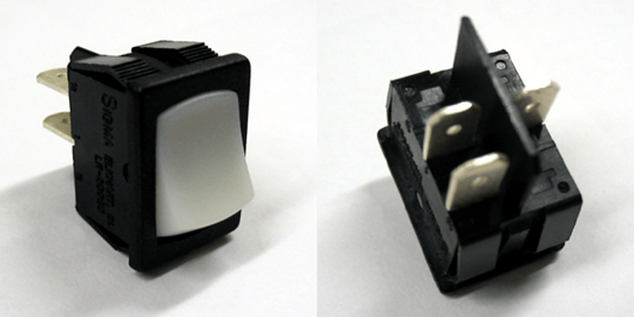 SWITCH-ROCKER, WHITE - pierce