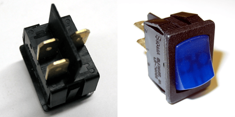 SWITCH-ROCKER, BLUE - pierce