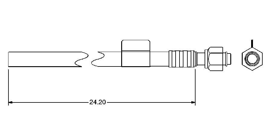 HOSE ASSY,CONDENSER INLET - pierce