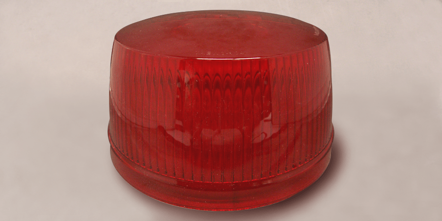 LENS,RED,B6MM SERIES - pierce