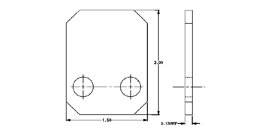 PLATE,RETAINING,PIVOT PIN - pierce