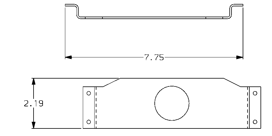 STEP LIGHT MOUNTING BRACKET - pierce