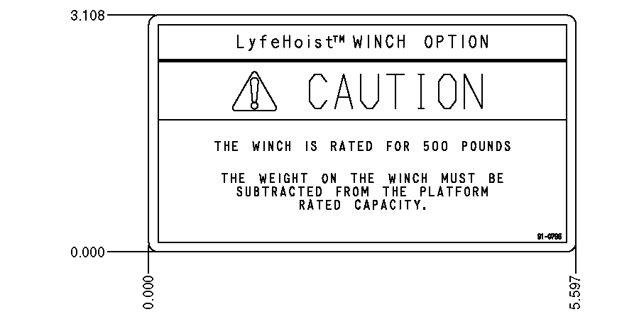 LABEL,SAFETY,WINCH OPTION - pierce