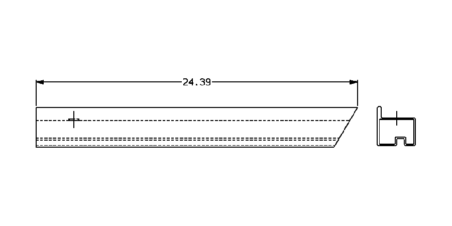 DOOR FRAME & WINDOW TRACK,RH - pierce