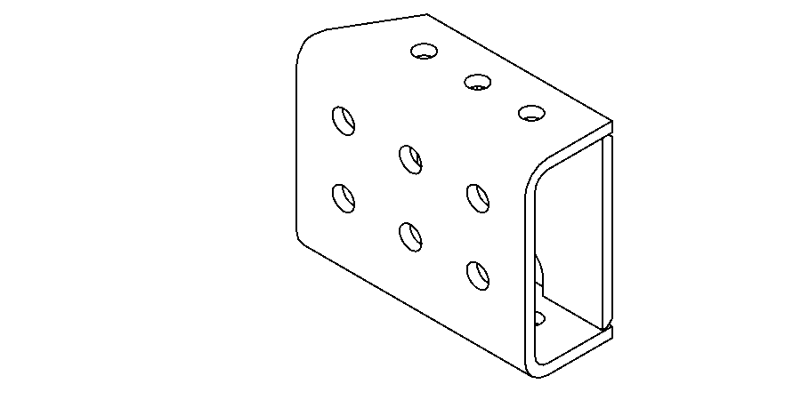 CHANNEL ASSY,FRAME EXT,DS - pierce