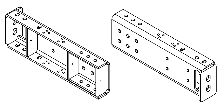 CHANNEL ASSY,FRAME EXTENSION - pierce