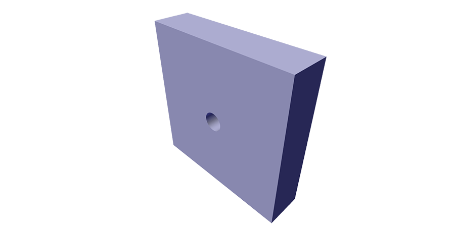 BLOCK,MOUNTING,GAS ASSIST - pierce