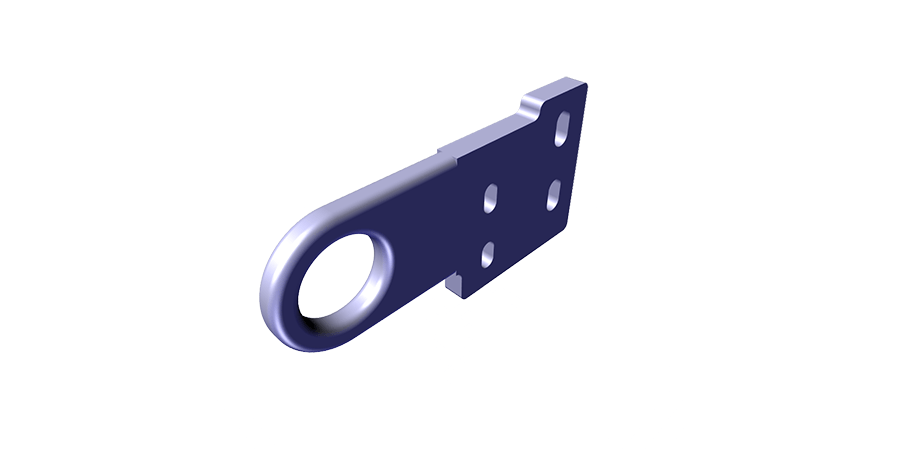 TOW EYE,THRU BMP FACE - pierce