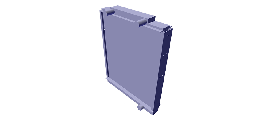 RADIATOR,1400,MODINE,VERT FLOW - pierce