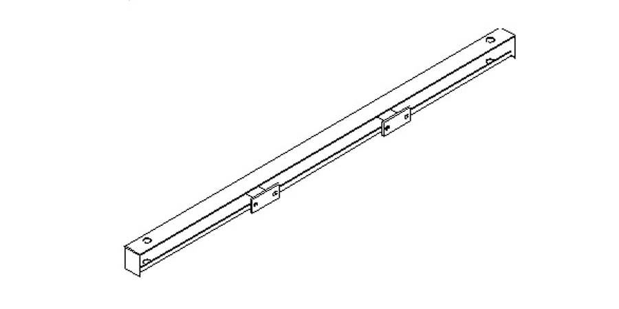 BUMPER BACKING ASSY,REAR - pierce