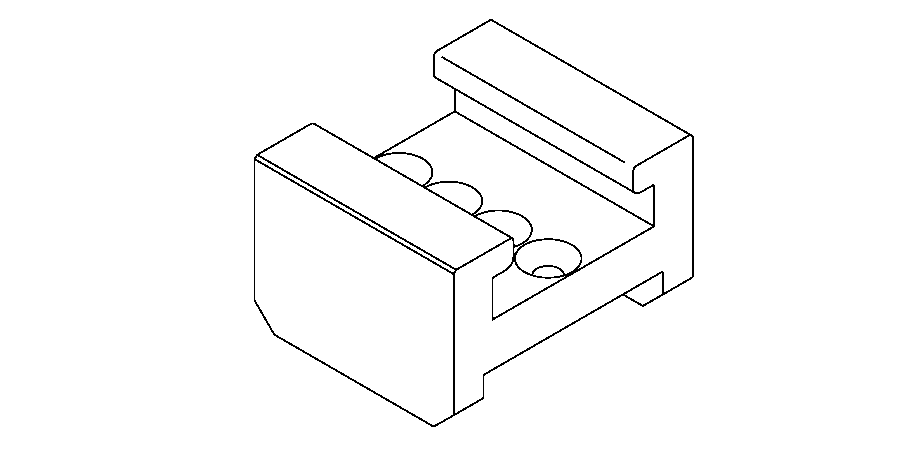 GUIDE BLOCK,SHEAVE MOUNT - pierce